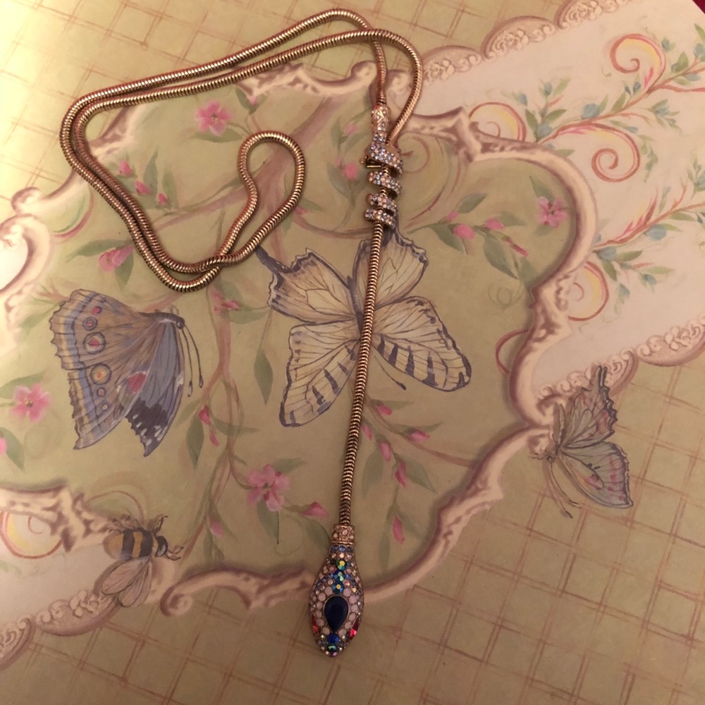 🎀 Betsey Johnson Long Snake Necklace 🎀